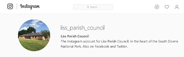 liss parish council instagram