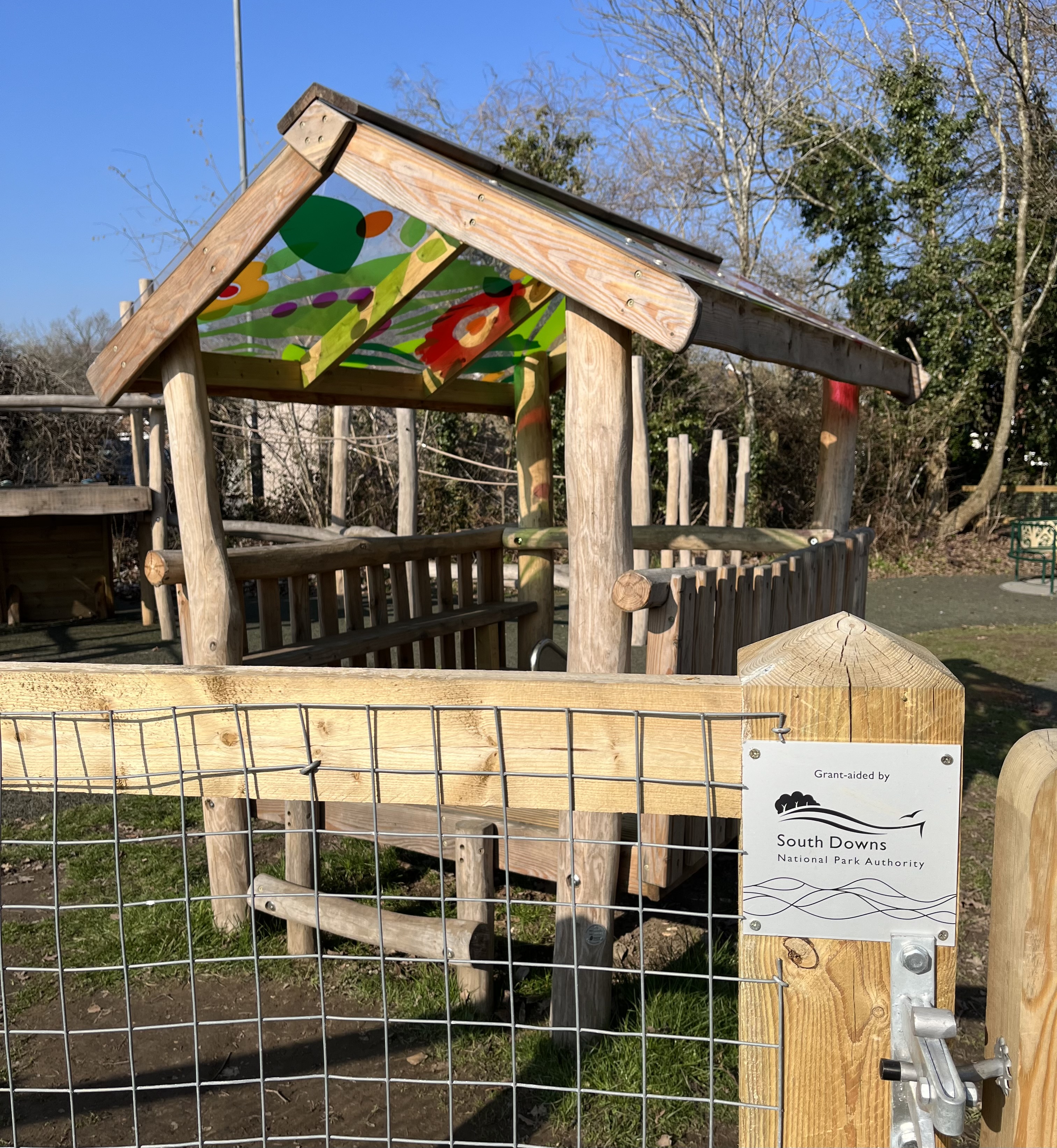 Formal opening of the new play area at West Liss