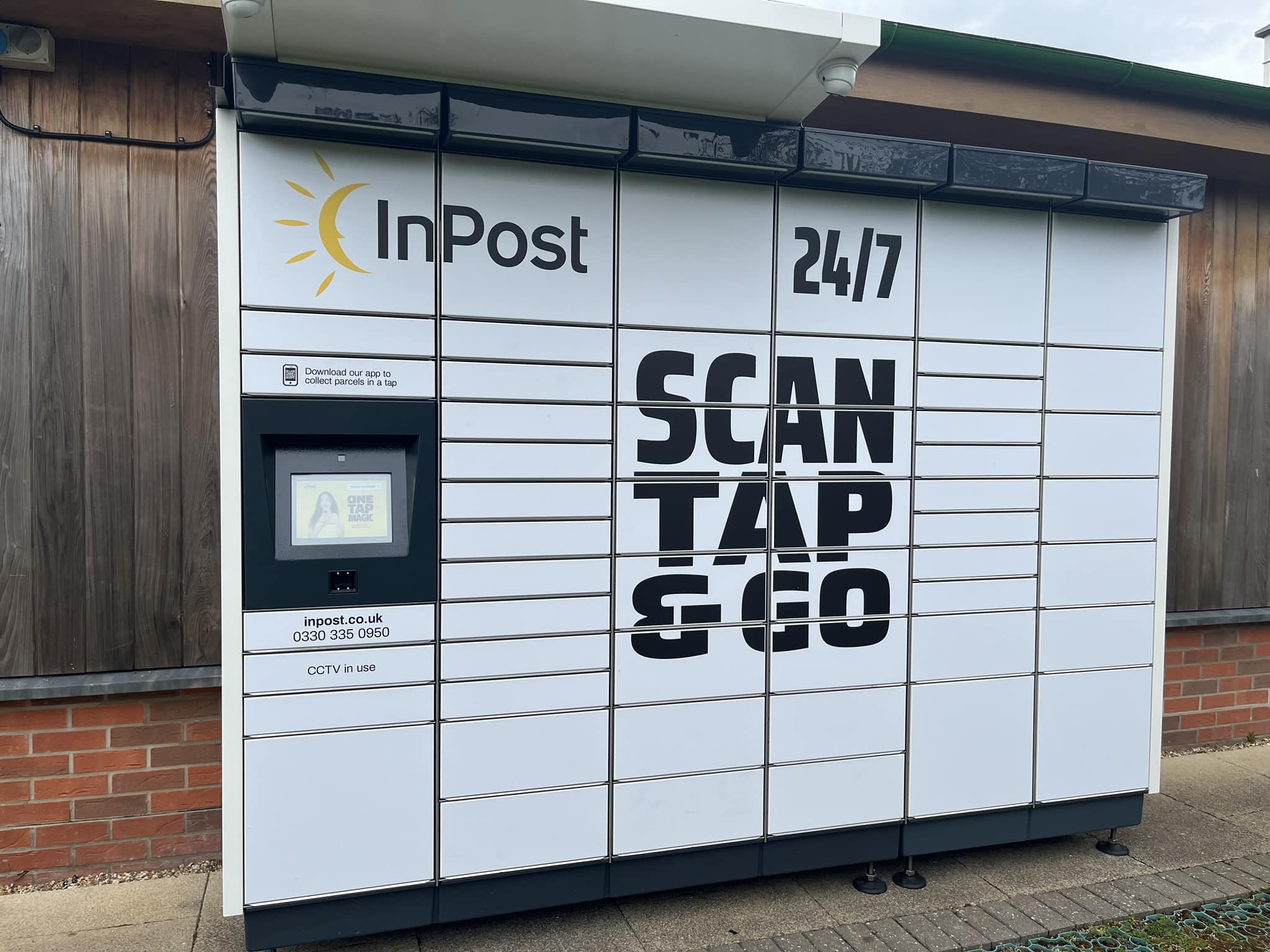 InPost - new parcel locker at the Liss Pavilion