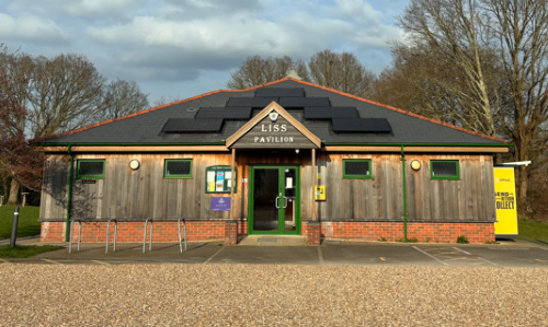 Liss Pavilion goes green!